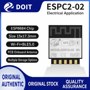 Espressif ESP32-C2 Series ESPC2-02 Module, Wi-Fi + Bluetooth, Compatible with 03-Series Modules