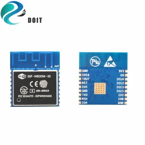 ESP-WROOM-02 Wi-Fi Module, ESP8266 Serial-to-Wi-Fi, Industrial Grade, Espressif 02D