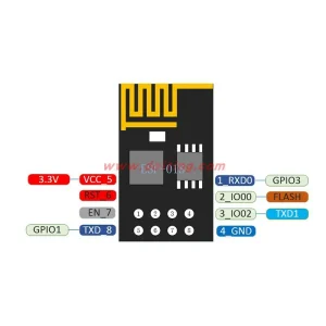 ESP-01S ESP8266 Serial-to-Wi-Fi Wireless Transparent Transmission Module, Factory Direct - Image 2