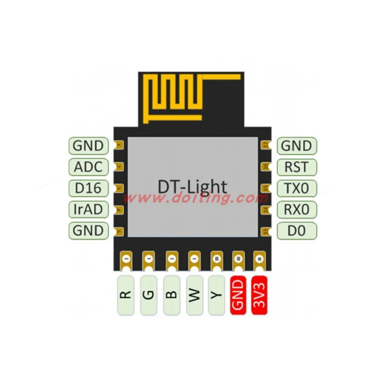 DT-LIGHT Wi-Fi Smart Lighting Module, Compatible with Amazon Alexa, Tmall Genie, Baidu, Xiaomi and Google