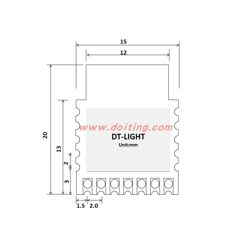 DT-LIGHT Wi-Fi Smart Lighting Module, Compatible with Amazon Alexa, Tmall Genie, Baidu, Xiaomi and Google