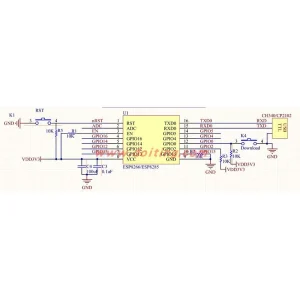 ESP-12E ESP8266 Serial Wi-Fi Transparent Transmission Module, Industrial Grade, Custom Logo Available - Image 3