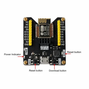 ESP8285 Download Debugger, Supports ESP-M1/M2/ESP-01/01S Modules, All I/O Pins Exposed - Image 2