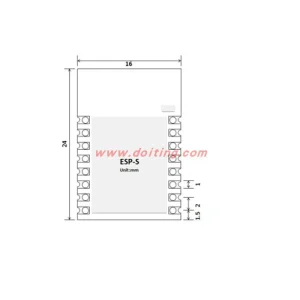 ESP8285 Series ESP-S Serial Wi-Fi Transparent Transmission Module, Compatible with ESP-12E/ESP-12F - Image 4