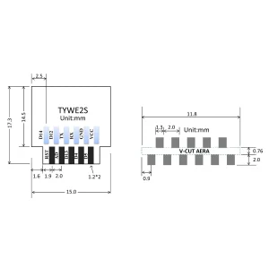 ESP-02S Wi-Fi Module, ESP8266 Compatible, FCC/CE Certified, Industrial Grade, Factory Direct - Image 4