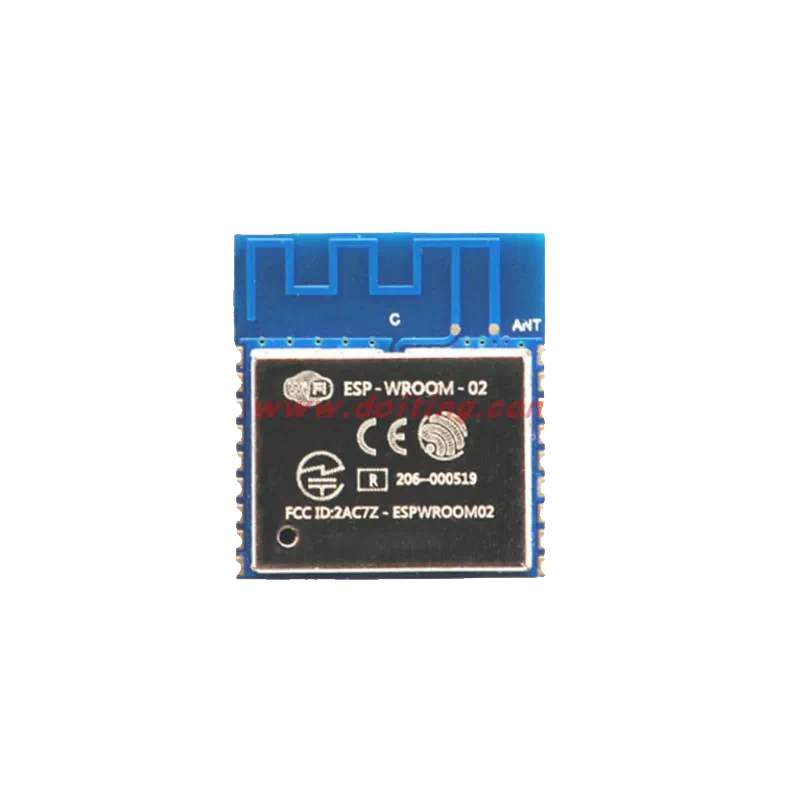 ESP-WROOM-02 Wi-Fi Module, ESP8266 Serial-to-Wi-Fi, Industrial Grade, Espressif 02D