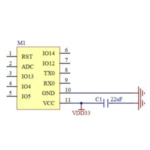 ESP-02S Wi-Fi Module, ESP8266 Compatible, FCC/CE Certified, Industrial Grade, Factory Direct - Image 5