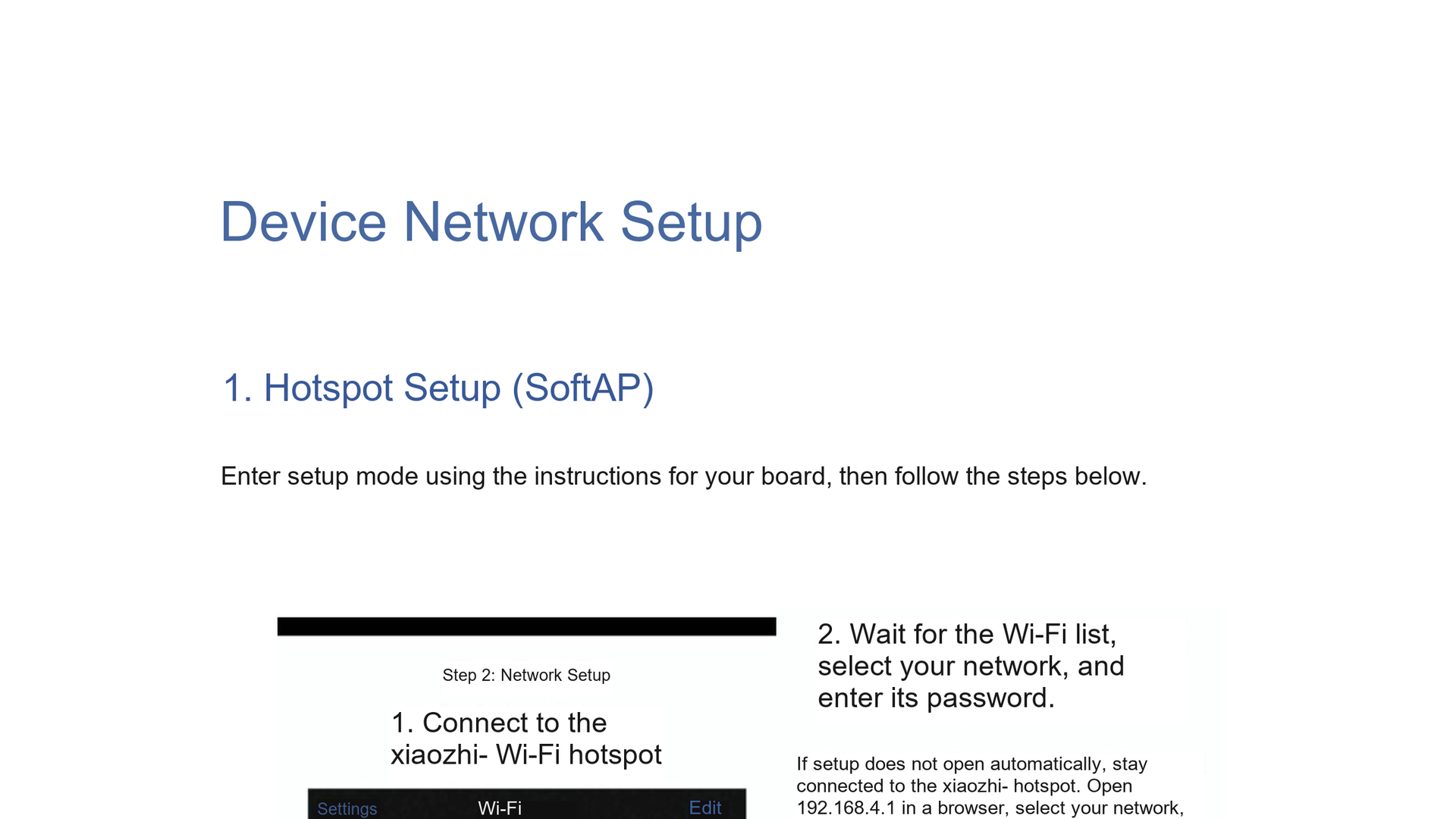 How to connect Xiaozhi AI: SoftAP and BluFi provisioning