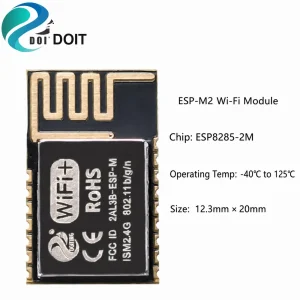 ESP-M2 Serial Wi-Fi Wireless Module, ESP8285, Compatible with ESP8266, FCC/CE/SRRC Certified - Image 1
