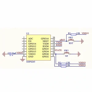 ESP-M2 Serial Wi-Fi Wireless Module, ESP8285, Compatible with ESP8266, FCC/CE/SRRC Certified - Image 2