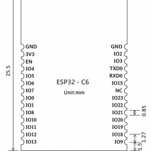ESPC6-32 Wi-Fi/Bluetooth/Zigbee Module, Compatible with Mainstream C6 Modules - Image 4