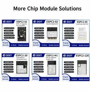 Espressif ESP32-C2 ESPC2-12 Module, Wi-Fi + Bluetooth, Compatible with 01/04/12F-Series Modules - Image 4