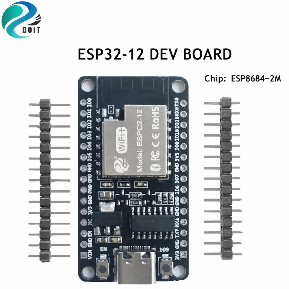 ESPC2-12 ESP8684 ESP32-C2 Development Board with Wi-Fi & Bluetooth