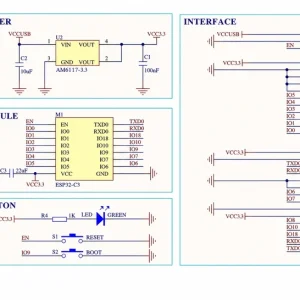 ESPC2-12 ESP8684 ESP32-C2 Development Board with Wi-Fi & Bluetooth - Image 3