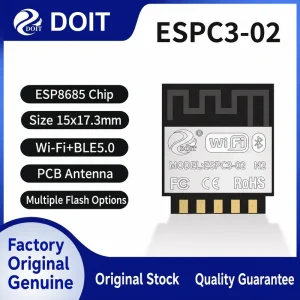 Espressif ESPC3 Series ESPC3-02 Module, Wi-Fi + BLE, Compatible with ESP8685-03 Series Modules - Image 1