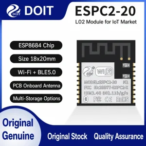 Espressif ESP32-C2 Series ESPC2-20 Module, Wi-Fi + Bluetooth, Compatible with 02C-Series Modules