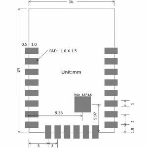 Espressif ESP32-C5 ESPC5-12E Module, Wi-Fi 6 2.4 GHz + 5 GHz + BLE, Compatible with 12-Series Modules - Image 4