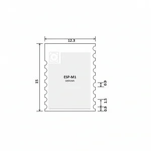 ESP-M1 Wi-Fi Module, Serial Transparent Transmission, ESP8285, Compatible with ESP8266, FCC/CE Certified, Factory Direct - Image 2