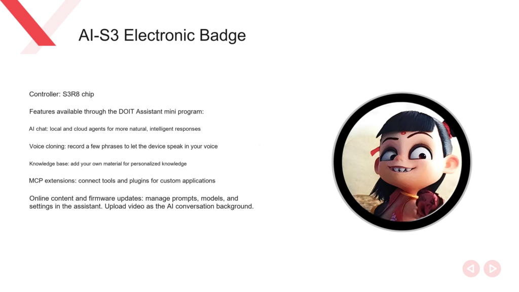 S3 smart electronic badge and DOIT Assistant capabilities