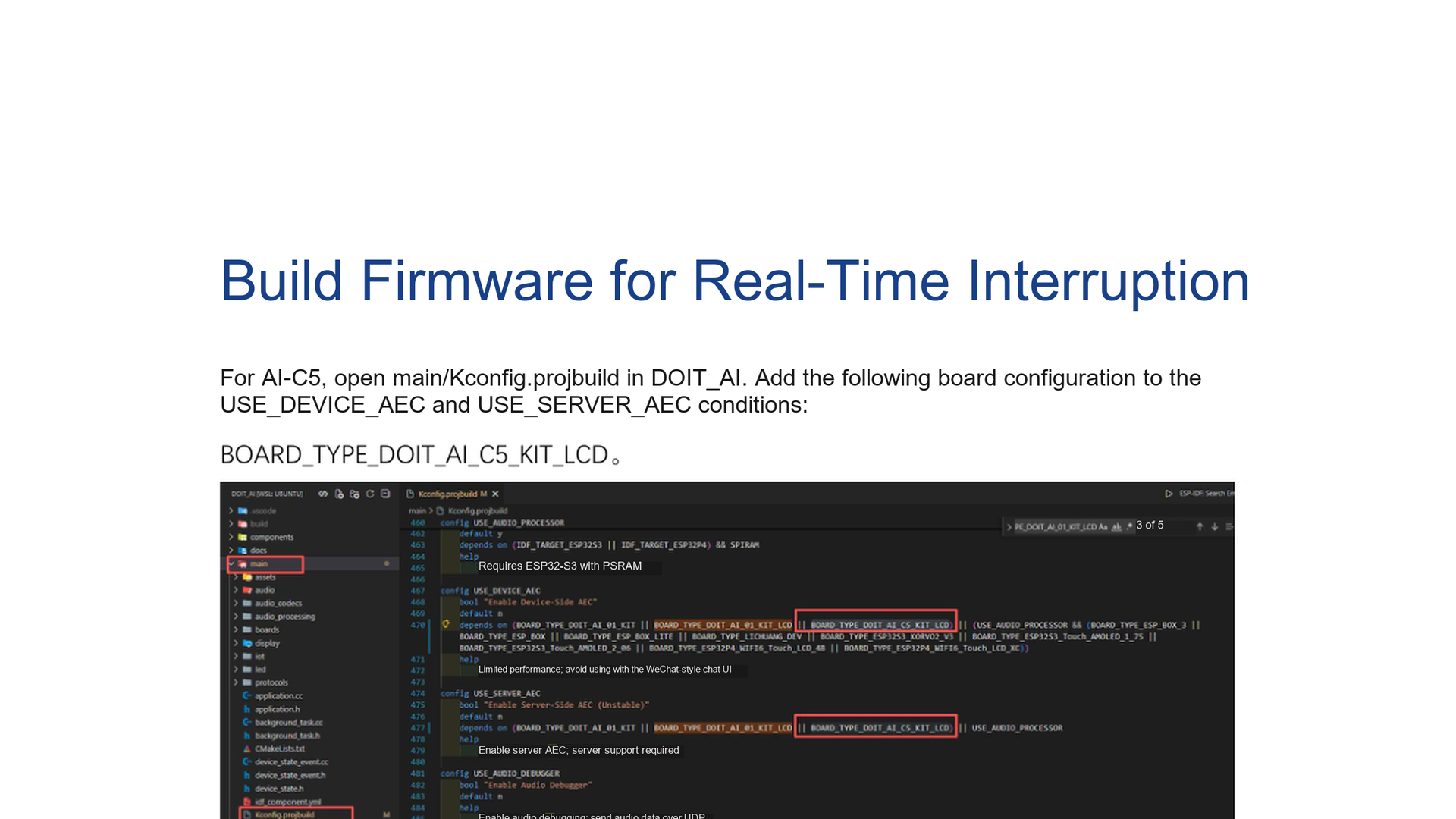 Xiaozhi AI real-time interruption: device-side and server-side AEC
